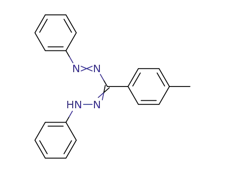 Molecular Structure of 1622-12-4 (1,5-DIPHENYL-3-(P-TOLYL)FORMAZAN)