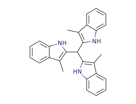 2-[bis(3-methyl-1H-indol-2-yl)methyl]-3-methyl-1H-indole cas  548-12-9