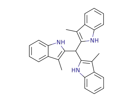 Molecular Structure of 548-12-9 (2-[bis(3-methyl-1H-indol-2-yl)methyl]-3-methyl-1H-indole)