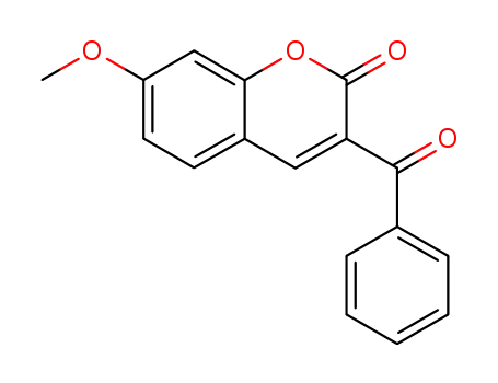 Molecular Structure of 64267-12-5 (3-BENZOYL-7-METHOXYCOUMARIN)