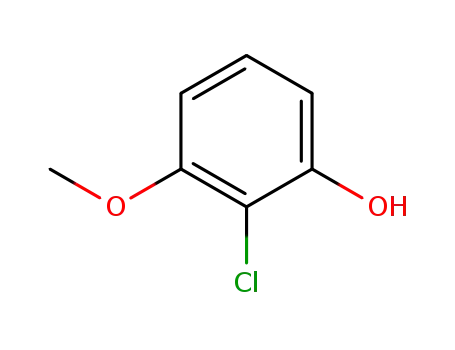 Molecular Structure of 72232-49-6 (2-CHLORO-3-METHOXYPHENOL)