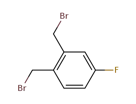 Molecular Structure of 55831-04-4 (1,2-Bis(bromomethyl)-4-fluorobenzene)