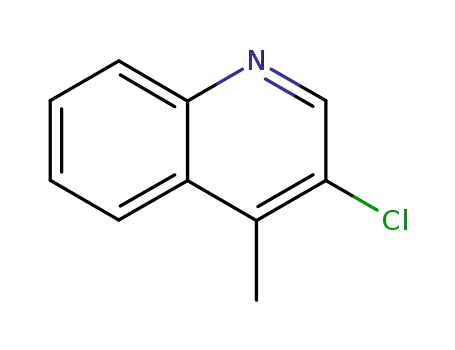 Molecular Structure of 56961-79-6 (3-CHLORO-4-METHYLQUINOLINE)