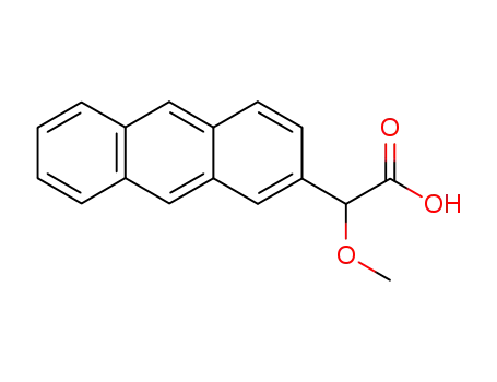Molecular Structure of 179938-69-3 (2-Anthraceneacetic acid, a-methoxy-)