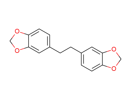 Molecular Structure of 80784-19-6 (1,3-Benzodioxole,5,5'-(1,2-ethanediyl)bis-)