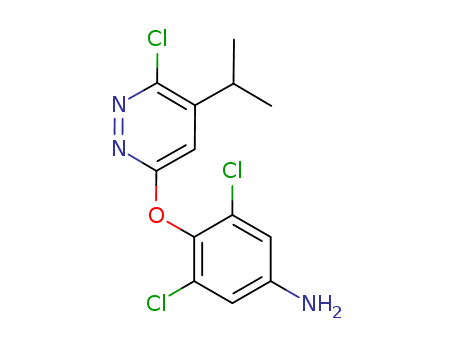 Benzenamine,
3,5-dichloro-4-[[6-chloro-5-(1-methylethyl)-3-pyridazinyl]oxy]-(920509-27-9)