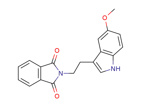 Molecular Structure of 55747-66-5 (2-[2-(5-methoxy-1H-indol-3-yl)-ethyl]-isoindole-1,3-dione)