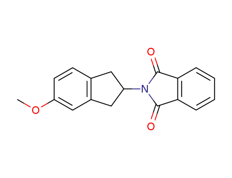 Molecular Structure of 685832-33-1 (2-(5-methoxyindane-2-yl)isoindole-1,3,dione)