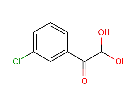 Molecular Structure of 177288-16-3 (3-CHLOROPHENYLGLYOXAL HYDRATE)