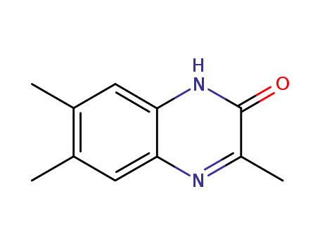 Molecular Structure of 28082-86-2 (3,6,7-trimethyl-2(1H)-quinoxalinone(SALTDATA: FREE))