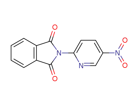 Molecular Structure of 36936-12-6 (2-(5-Nitro-pyridin-2-yl)-isoindole-1,3-dione)