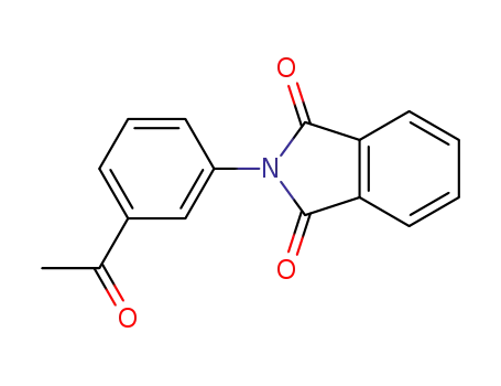 Molecular Structure of 72801-61-7 (2-(3-ACETYLPHENYL)-1H-ISOINDOLE-1,3(2H)-DIONE)