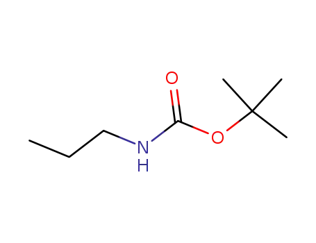 Molecular Structure of 105678-25-9 (Carbamic acid, propyl-, 1,1-dimethylethyl ester (9CI))