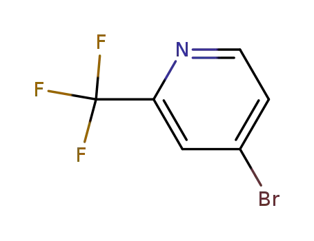 Molecular Structure of 887583-90-6 (4-BROMO-2-TRIFLUOROMETHYLPYRIDINE)