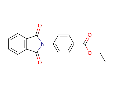 Molecular Structure of 130872-52-5 (Benzoic acid, 4-(1,3-dihydro-1,3-dioxo-2H-isoindol-2-yl)-, ethyl ester)