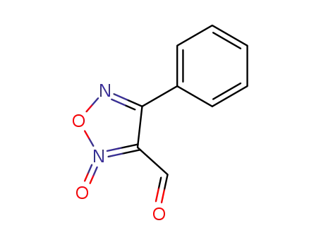 Molecular Structure of 135733-34-5 (1,2,5-Oxadiazole-3-carboxaldehyde, 4-phenyl-, 2-oxide)