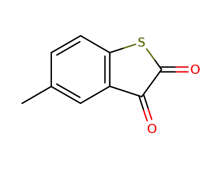 Molecular Structure of 50891-89-9 (Benzo[b]thiophene-2,3-dione, 5-methyl-)