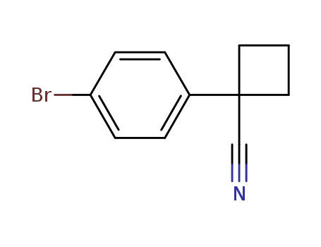 1-(4-bromophenyl)cyclobutane-1-carbonitrile