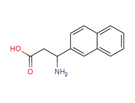 Molecular Structure of 129042-57-5 (DL-3-Amino-3-(2-naphthyl)propionic acid)