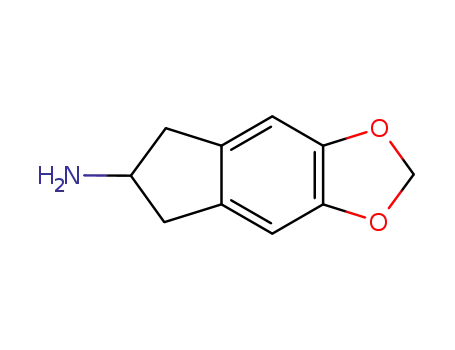 Molecular Structure of 132741-81-2 (5,6-methylenedioxy-2-aminoindan)