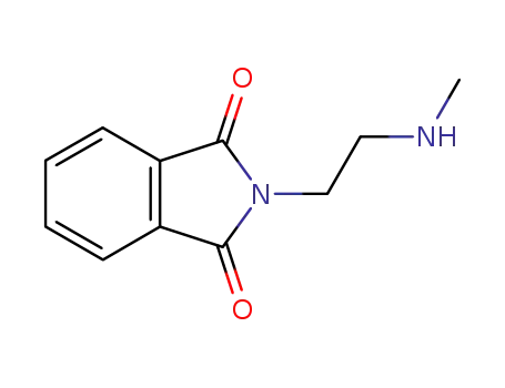 Molecular Structure of 56686-38-5 (2-(2-(methylamino)ethyl)isoindoline-1,3-dione)