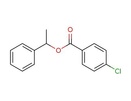 Molecular Structure of 111021-11-5 (1-phenylethyl 4-chlorobenzoate)