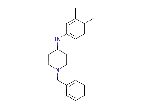 Molecular Structure of 160588-07-8 (1-benzyl-N-(3,4-dimethylphenyl)piperidin-4-amine)