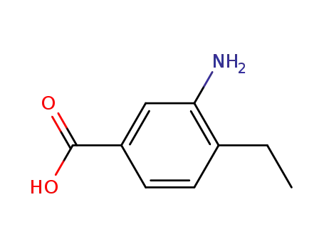 Molecular Structure of 5129-23-7 (3-AMINO-4-ETHYLBENZOIC ACID)