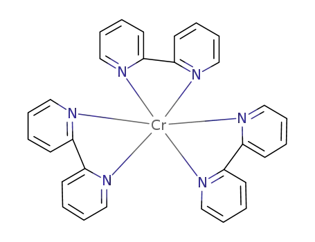 Molecular Structure of 14751-89-4 (Chromium,tris(2,2'-bipyridine-kN1,kN1')-, (OC-6-11)-)