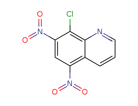 Molecular Structure of 33497-91-5 (8-CHLORO-5,7-DINITROQUINOLINE)