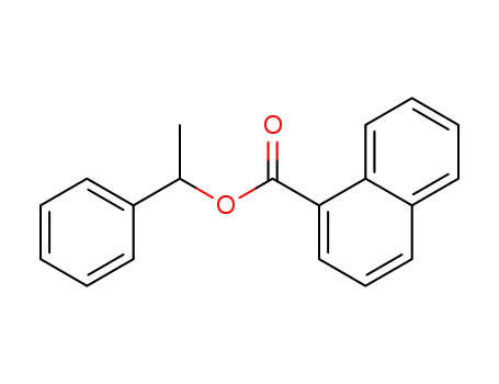 Molecular Structure of 1375008-87-9 (1-phenylethyl 1-naphthoate)