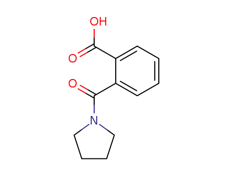 Molecular Structure of 20320-43-8 (2-(PYRROLIDIN-1-YLCARBONYL)BENZOIC ACID)