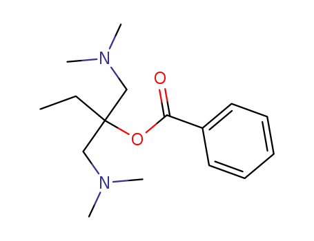 Molecular Structure of 963-07-5 (1,1-bis(dimethylaminomethyl)propyl benzoate)