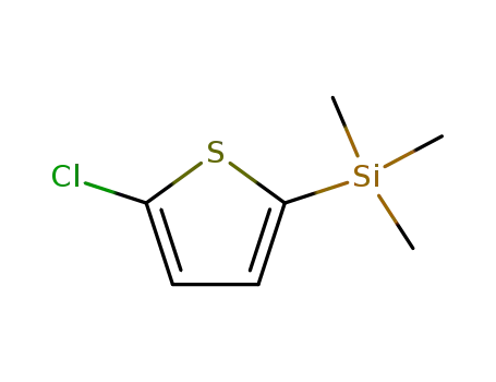 Molecular Structure of 23395-56-4 (2-(TRIMETHYLSILYL)-5-CHLOROTHIOPHENE)