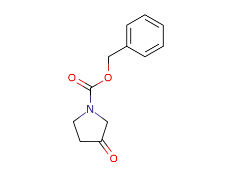 Molecular Structure of 130312-02-6 (1-N-Cbz-3-pyrrolidinone)
