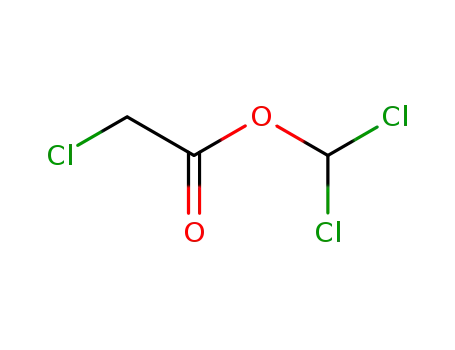 Molecular Structure of 6135-24-6 (Acetic acid, chloro-, dichloromethyl ester)