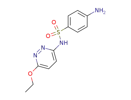 Molecular Structure of 963-14-4 (N1-(6-ethoxypyridazin-3-yl)sulphanilamide)