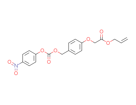 Acetic acid, [4-[[[(4-nitrophenoxy)carbonyl]oxy]methyl]phenoxy]-, 2-propenyl ester