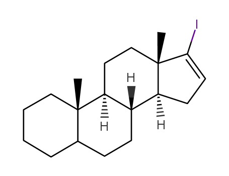 Molecular Structure of 26313-26-8 (17-iodo-androsta-16-ene)
