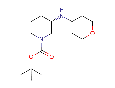 1,1-dimethylethyl (3S)-3-(tetrahydro-2H-pyran-4-ylamino)piperidine-1-carboxylate