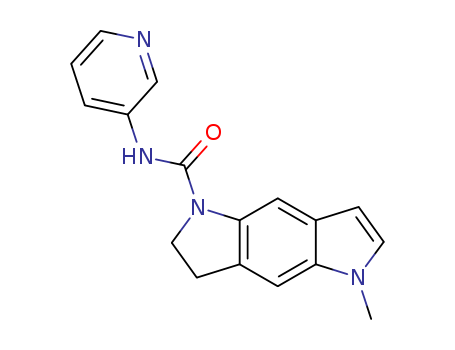 5-METHYL-1-(3-PYRIDYLCARBAMOYL)-1,2,3,5-TETRAHYDROPYRROLO [2,3-F]INDOLE