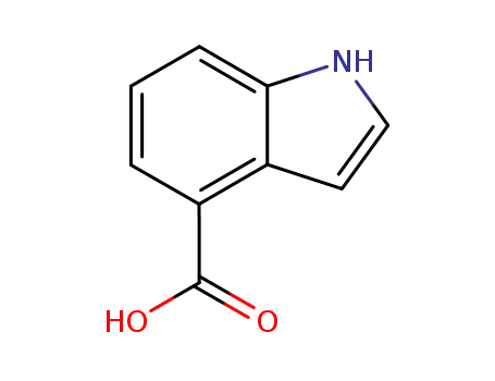 Molecular Structure of 2124-55-2 (Indole-4-carboxylic acid)