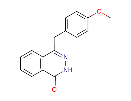 Molecular Structure of 57835-95-7 (1(2H)-Phthalazinone, 4-[(4-methoxyphenyl)methyl]-)