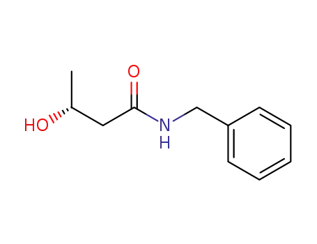 Molecular Structure of 146679-25-6 ((R)-N-benzyl-3-hydroxybutyramide)