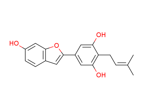 5-(6-Hydroxybenzofuran-2-yl)-2-(3-methyl-2-butenyl)-1,3-benzenediol