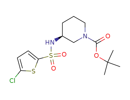 tert-butyl (3S)-3-{[(5-chloro-2-thienyl)sulfonyl]amino}piperidine-1-carboxylate