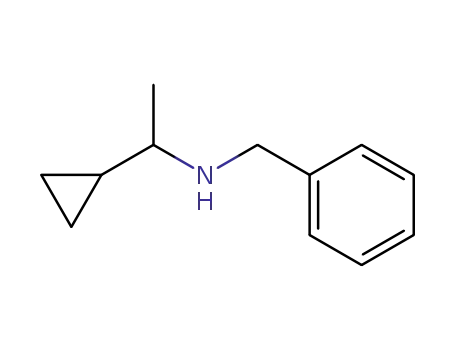 Molecular Structure of 133612-01-8 (N-benzyl-N-(1-cyclopropylethyl)amine)