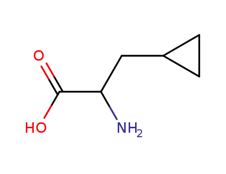 Molecular Structure of 15785-52-1 (Cyclopropylalanine)