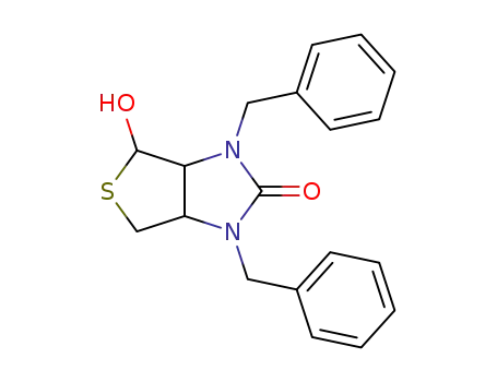 2,4-dibenzyl-6-hydroxy-7-thia-2,4-diaza-bicyclo[3.3.0]octan-3-one