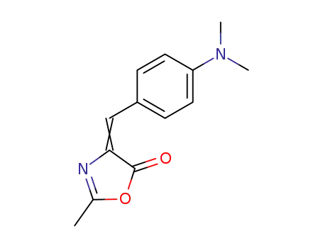 Molecular Structure of 1787-23-1 (4-[4-(Dimethylamino)benzylidene]-2-methyl-1,3-oxazol-5(4H)-one)